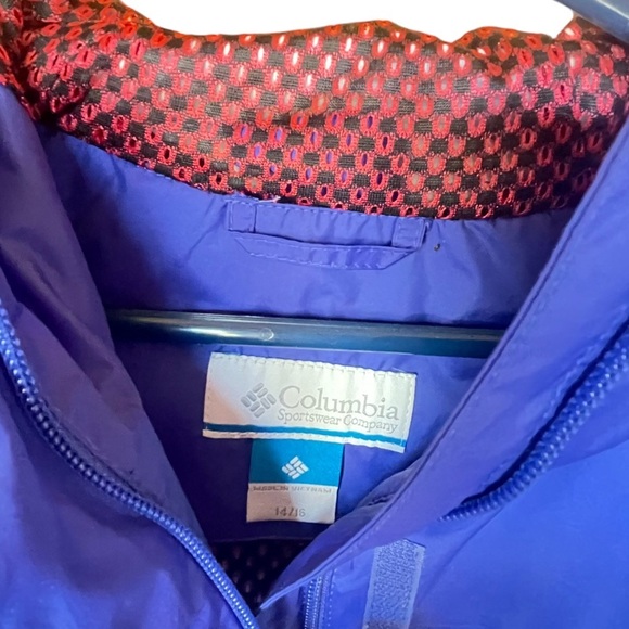 Columbia like new‎ windbreaker unisex hood zip down waterproof packable jacket - Picture 4 of 9